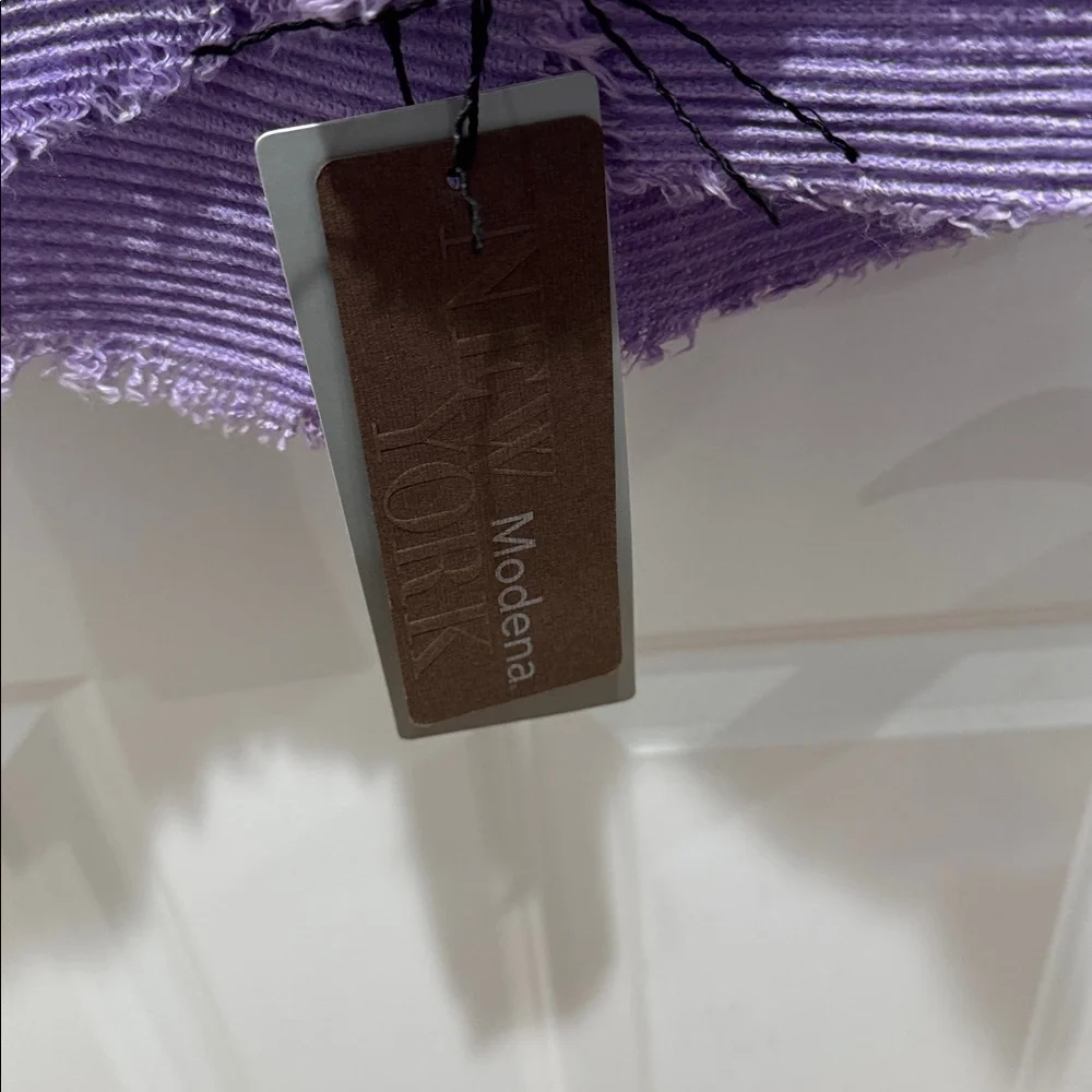 Lavender Ribbed Shawl